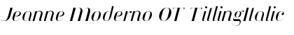 Download Jeanne Moderno OT TitlingItalic Font