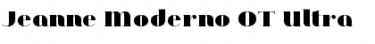 Download Jeanne Moderno OT Font