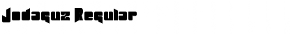 Download Jodaguz Regular Font Title Preview