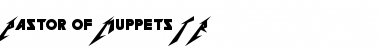 Download Pastor of Muppets TR Regular Font Title Preview