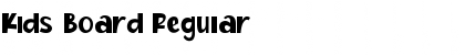 Download Kids Board Regular Font Title Preview