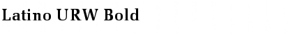 Download Latino URW Bold Font Title Preview