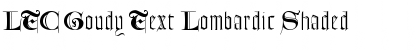 Download LTC Goudy Text Lombardic Shaded Font Title Preview
