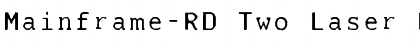 Download Mainframe-RD Two Laser Regular Font