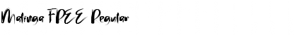 Download Malinga FREE Regular Font Title Preview
