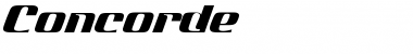Download Concorde Regular Font Title Preview