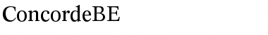 Download ConcordeBE Roman Font Title Preview