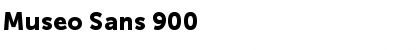 Download Museo Sans 900 Font Title Preview
