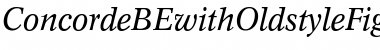 Download ConcordeBEwithOldstyleFigures RomanItalic Font Title Preview