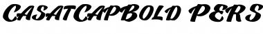 Download Casat Cap Bold PERSONAL USE Regular Font Title Preview