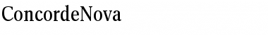 Download ConcordeNova Roman Font Title Preview