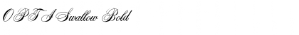 Download OPTISwallow Bold Font Title Preview