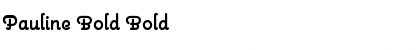 Download Pauline Bold Bold Font Title Preview