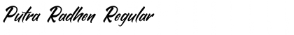 Download Putra Radhen Regular Font Title Preview