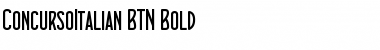 Download ConcursoItalian BTN Bold Font Title Preview