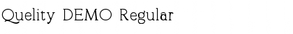 Download Quelity DEMO Regular Font