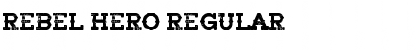 Rebel Hero Regular Font Title Preview Rebel Hero Regular Font Title Preview