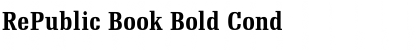 Download RePublic Book Bold Cond Font