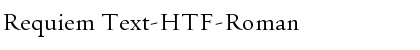 Download Requiem Text-HTF-Roman Font