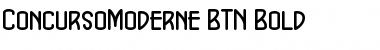 Download ConcursoModerne BTN Bold Font Title Preview