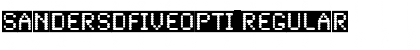 Download SandersDFiveOpti Regular Font
