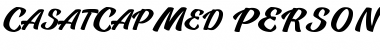 Download Casat Cap Med PERSONAL USE Regular Font Title Preview