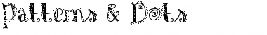 Download Patterns & Dots Regular Font Title Preview