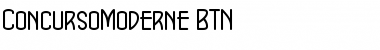 Download ConcursoModerne BTN Regular Font Title Preview