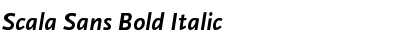 Download Scala Sans Bold Italic Font