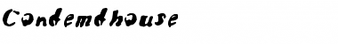 Download Condemdhouse Medium Font Title Preview