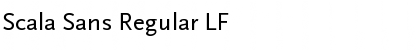 Download Scala Sans Regular LF Font