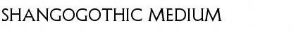 Download ShangoGothic Medium Font Title Preview