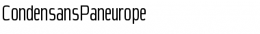 Download CondensansPaneurope Regular Font Title Preview