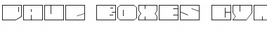 Download Paul BOXES Cyr Normal Font Title Preview