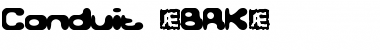 Download Conduit (BRK) Regular Font Title Preview