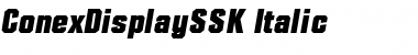 Download ConexDisplaySSK Italic Font Title Preview