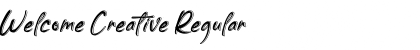 Download Welcome Creative Regular Font Title Preview