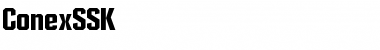 Download ConexSSK Regular Font Title Preview