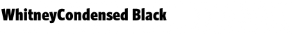 Download WhitneyCondensed Black Font Title Preview