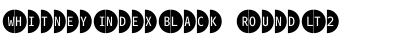 Download WhitneyIndexBlack RoundLt2 Font Title Preview