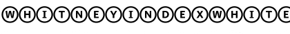 Download WhitneyIndexWhite RoundBd Font Title Preview