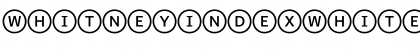 Download WhitneyIndexWhite RoundMd Font Title Preview