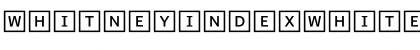 Download WhitneyIndexWhite SquareMd Font Title Preview