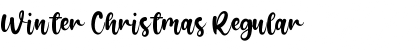 Download Winter Christmas Regular Font Title Preview