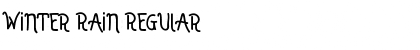 Download Winter Rain Regular Font Title Preview