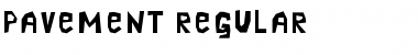 Download Pavement Regular Font Title Preview