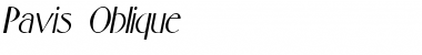 Download Pavis Oblique Font Title Preview