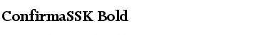 Download ConfirmaSSK Bold Font Title Preview