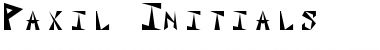 Download Paxil Initials Regular Font Title Preview