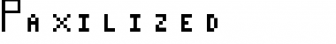 Download Paxilized Regular Font Title Preview